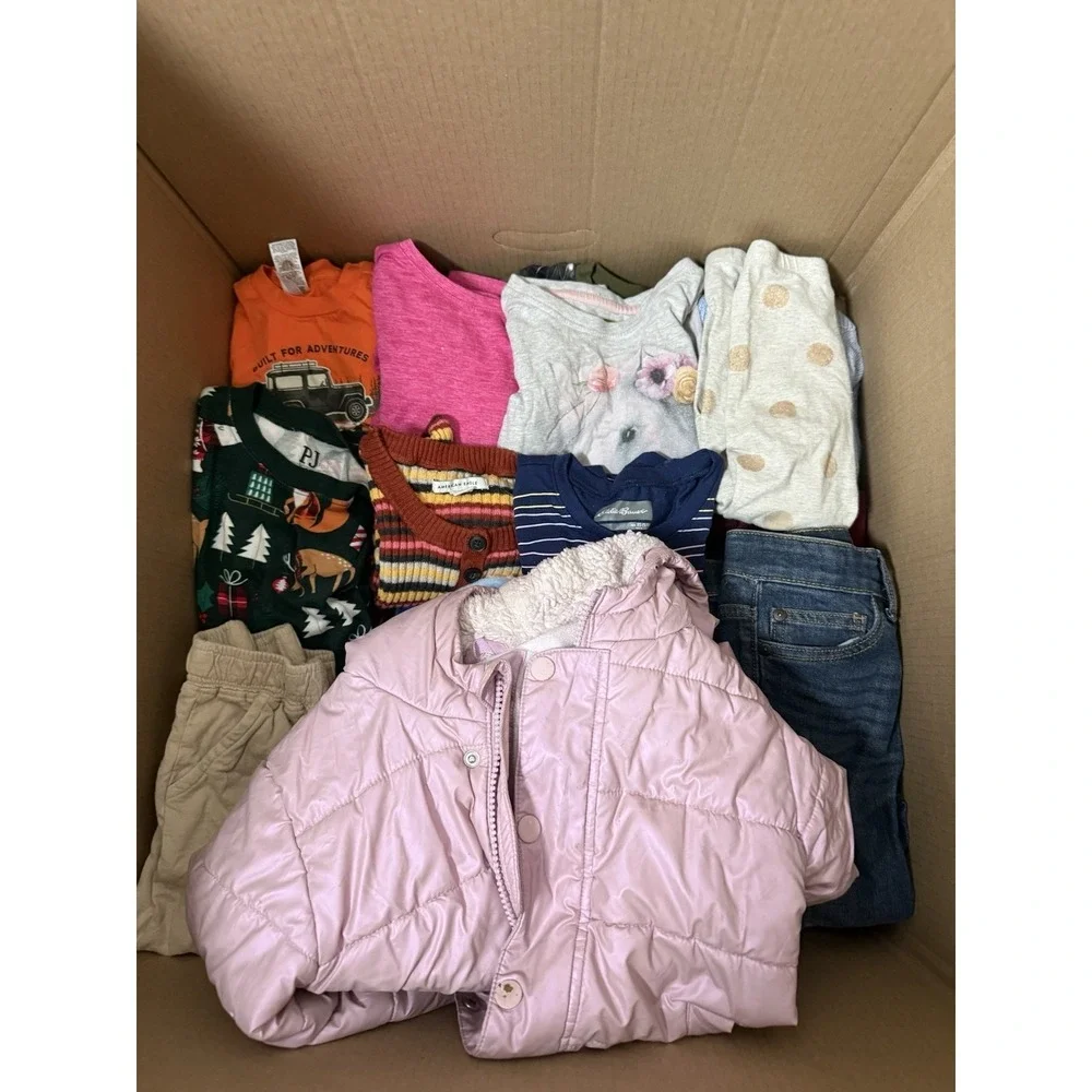 Lot‎ of 80 Mixed Baby And Toddler Clothing ( See Description)